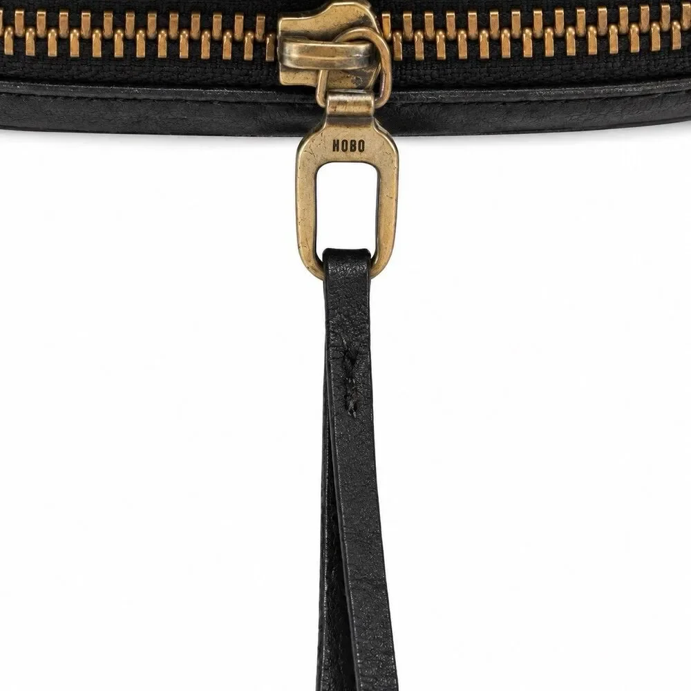 HOBO INT'L Black Leather Merrin Backpack Convertible Shoulder Bag